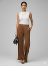 PLAZA PANT BROWN