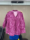 LILEN TOP DARK PINK