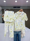 3PC NIGHTDRESS GREEN