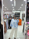 LILEN TOP PAIR SKY WHITE