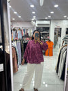 LILEN TOP PAIR DARK PINK