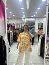 OVERSIZE LONG TOP YELLOW+ PANT COMBO