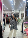 OVERSIZE LONG TOP BLACK+ PANT COMBO