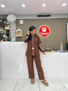 SLEEVE WORK CORDSET BROWN