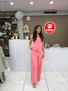 SLEEVELESS FORMAL CORDSET BABYPINK
