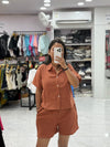 SHIRT SHORTY COMBO RUST