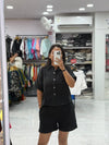 SHIRT SHORTY COMBO BLACK