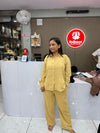 LILEN CORDSET MUSTRAD YELLOW