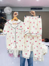 3PC NIGHTDRESS RED BOW