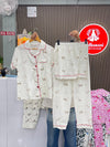3PC NIGHTDRESS BOW