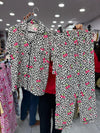 3PC NIGHTDRESS BLACK PINK