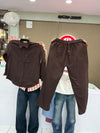LILEN CORDSET BROWN