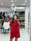 SHIRT SHORTY COMBO RED