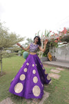 PURPLE MIRROR CHOLI