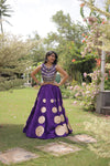 PURPLE MIRROR CHOLI