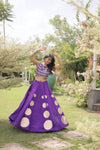 PURPLE MIRROR CHOLI