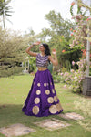 PURPLE MIRROR CHOLI
