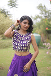 PURPLE MIRROR CHOLI