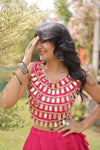 PINK MIRROR CHOLI