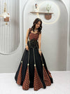 BLACK AJARAKH CHOLI