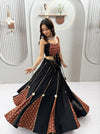 BLACK AJARAKH CHOLI